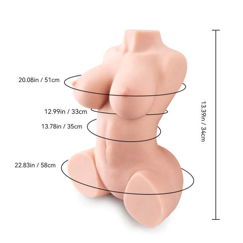 Dita: 4,2 kg kleine draagbare sekspop (Merk: Do Real Be Real)