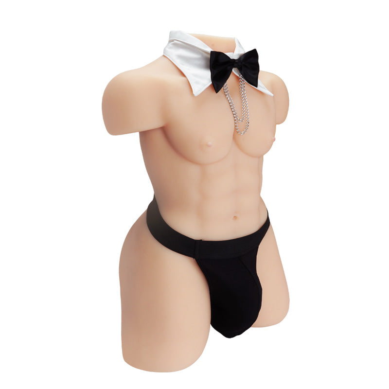 Channing: muñeca sexual de torso masculino trío de 15kg